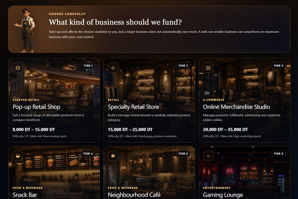 Milo’s Business Builder preview